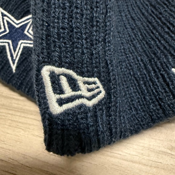 NFL New Era Mini Cowboys Fan Knit Beanie Dallas Cowboy Baby Size Infant - Picture 3 of 4